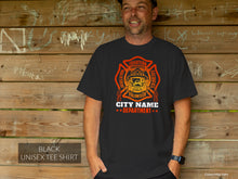 Load image into Gallery viewer, Personalized Fire Dept T-shirt - Firefighter T-shirt - Professional T-shirt - Firefighter Appreciation Gift - Gift for Firefighter
