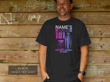 Load image into Gallery viewer, Personalized Bartending 101 T-shirt - Bartender T-shirt - Professional T-shirt - Barista Appreciation Gift - Gift for Bartender