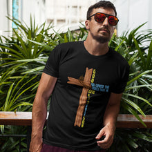Load image into Gallery viewer, God So Loved The World | Black Tee Shirt