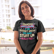 Load image into Gallery viewer, Grandma Knows | Black Tee Shirt