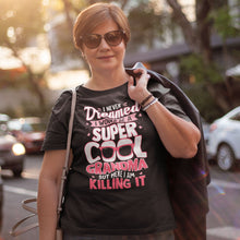 Load image into Gallery viewer, Super Cool Grandma | Black Tee Shirt