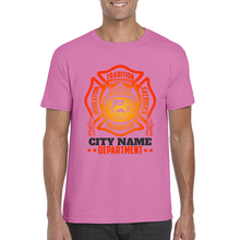 Load image into Gallery viewer, Personalized Fire Dept T-shirt - Firefighter T-shirt - Professional T-shirt - Firefighter Appreciation Gift - Gift for Firefighter