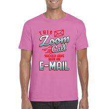 Load image into Gallery viewer, Zoom Call T-shirt - Virtual Assistant T-shirt - Professional T-shirt - VA Appreciation Gift - Gift for Virtual Assistant - Unisex T-shirt